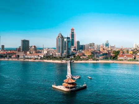 Qingdao Zhanqiao Pier, One Of The Most Famous Piers In China